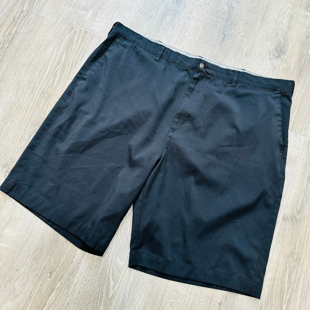 Callaway Golf Shorts Mens 44 Black Optimum Performance Stretch Flat Front Shorts